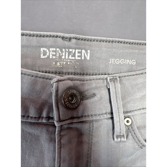 Denizen Jegging Smoke Grey Denim Jeans Women's Size 9-W29 Compression Stretchy - Picture 3 of 16